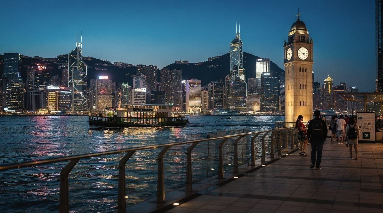 Central vs Tsim Sha Tsui — em que lado do porto deve ficar? — Deve ficar no Central na Ilha de Hong Kong ou em Tsim Sha Tsui em Kowloon? Uma c