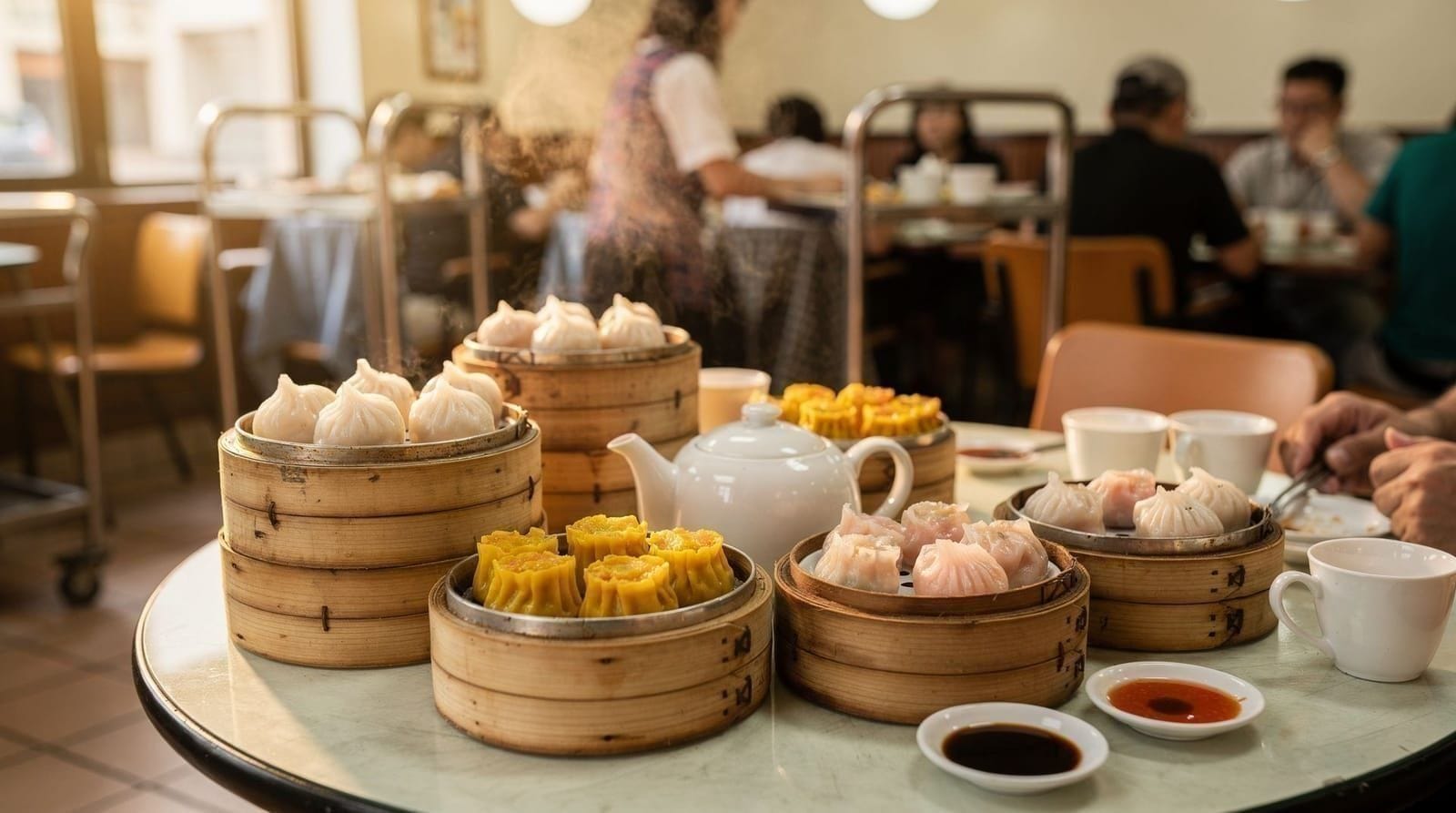 Comida e dim sum — Dim sum, cha chaan teng, dai pai dong e street food Michelin — onde comer e como