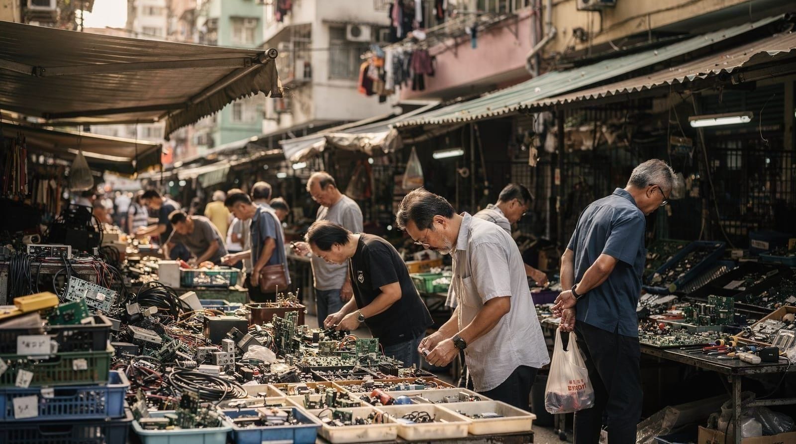 Guia do bairro de Sham Shui Po — o bairro mais subestimado de Hong Kong — Sham Shui Po é onde os negociantes de eletrónica, os grossistas de tecidos e o d