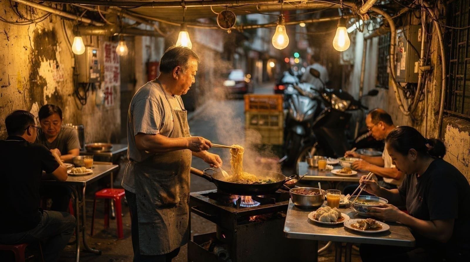 Hong Kong: Street food tour with locals dim sum and wonton