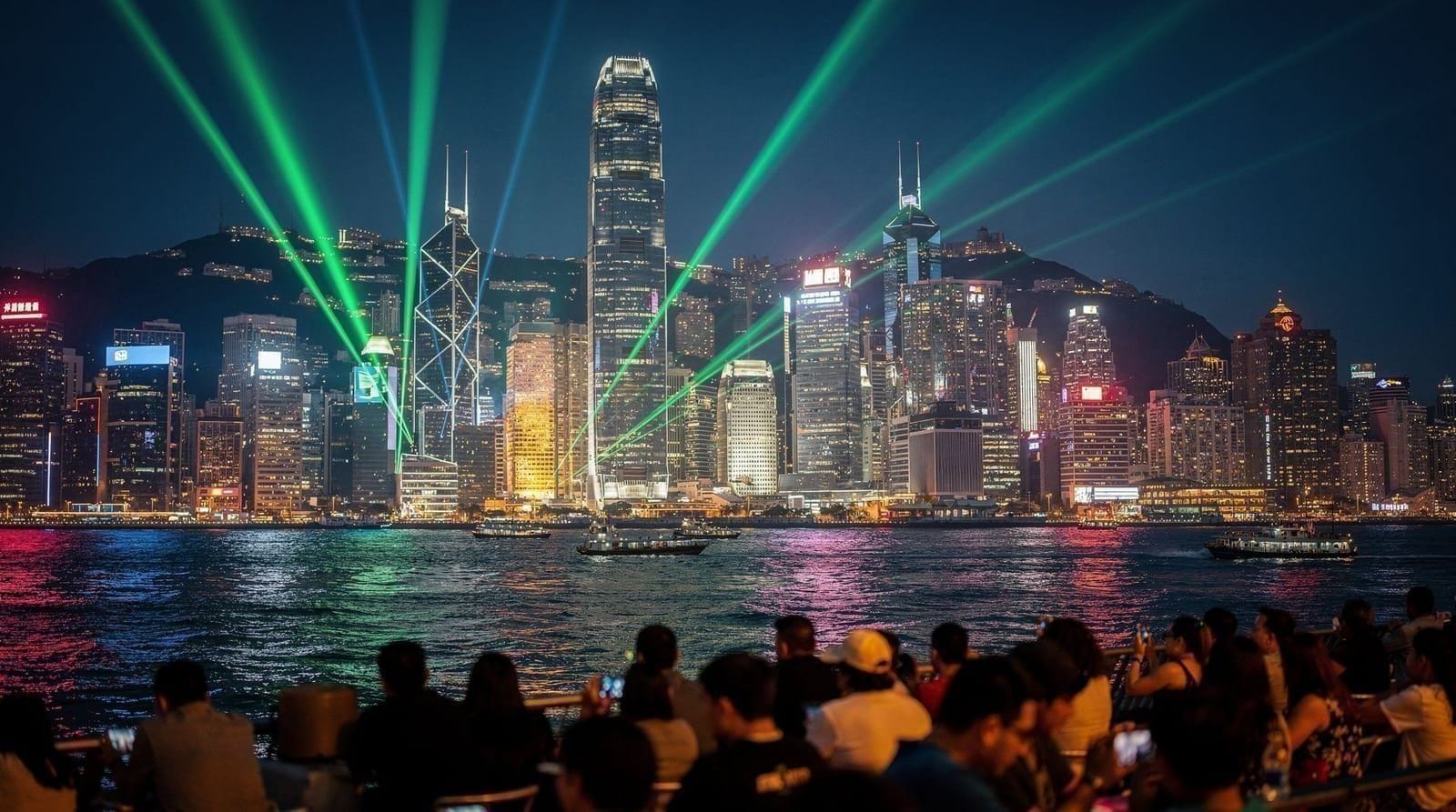 Hong Kong: Star Ferry A Symphony of Lights evening cruise